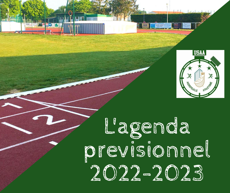 Agenda prévisionnel 2022-2023