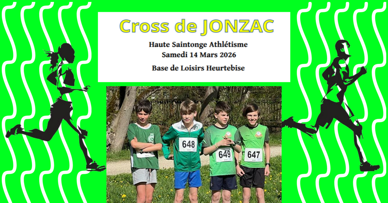 Dix Aigrefeuillais à Jonzac pour clôturer la saison des cross