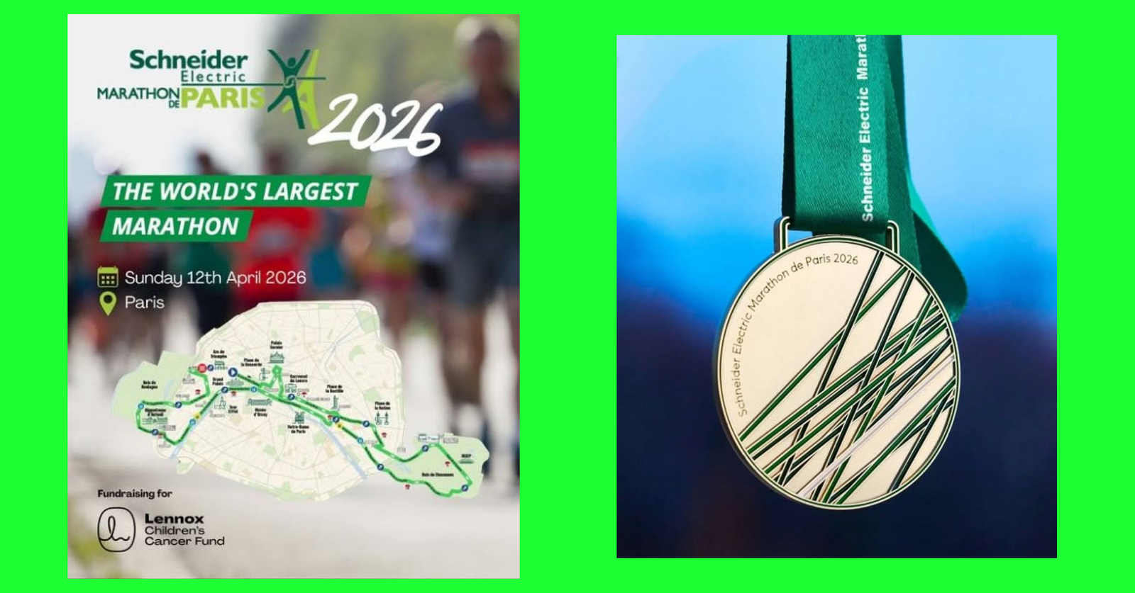 Guillaume et Charles sur le Marathon de Paris