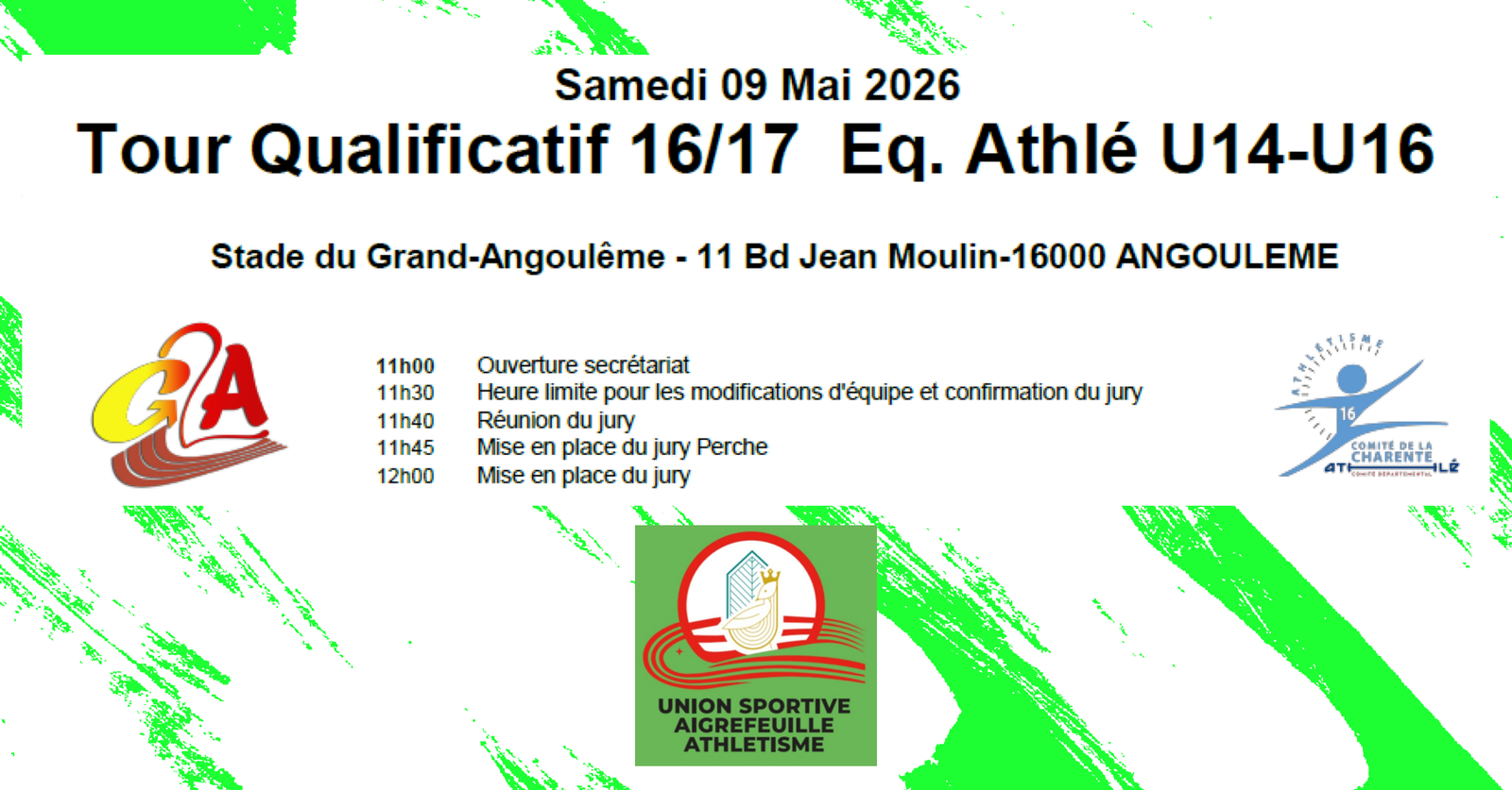 Equip'Athlé U14/U16 Zone 16 et 17