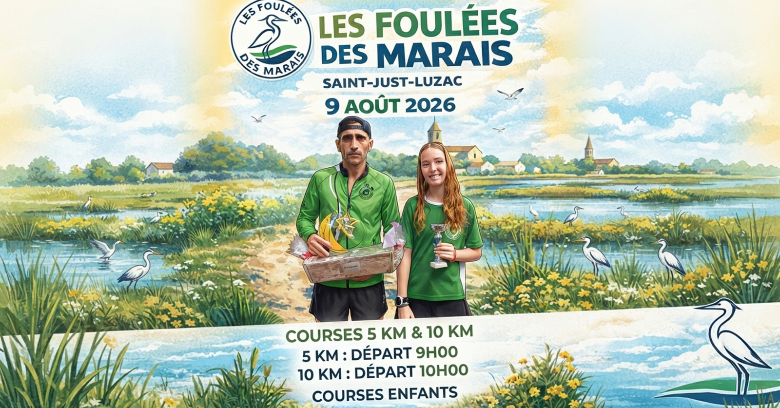 6 podiums sur la première édition des Foulées du Marais