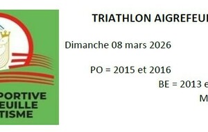 TRIATHLON AIGREFEUILLAIS (PO-BE-MI)
