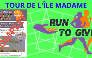 Cinq coureurs verts font le Tour de l'île Madame