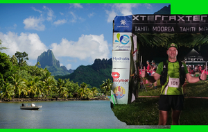 Denis finisher du XTerra Tahiti Trail Run
